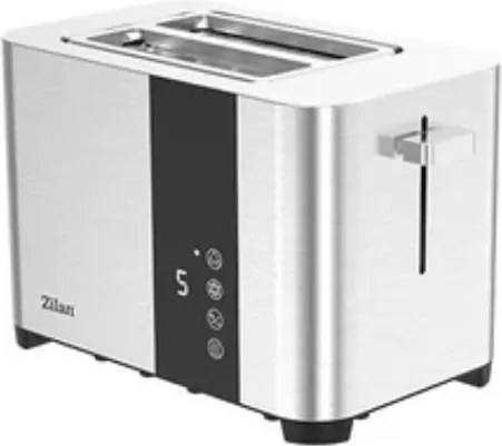 Toaster digital Zilan ZLN6334 2 felii, Inox, 3 functii, Display LED cu touch screen, Tavita pentru firimituri, 850W