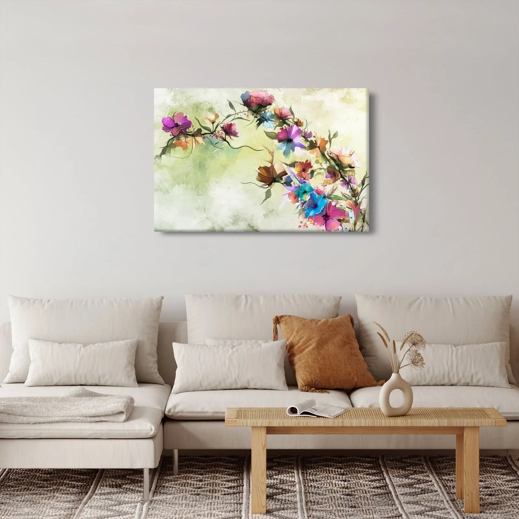 Tablou - Pictua cu flori (90x60 cm)