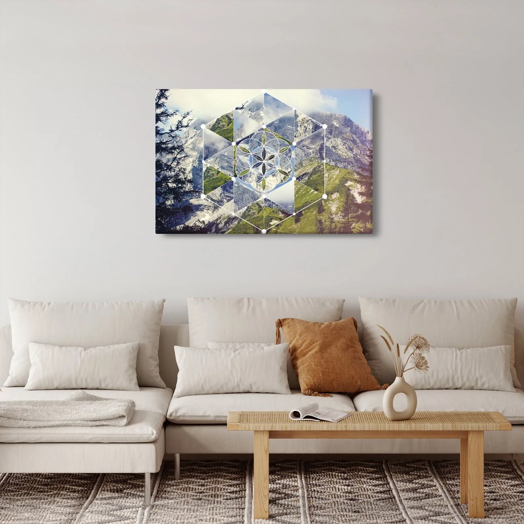 Tablou - Model geometric (90x60 cm)