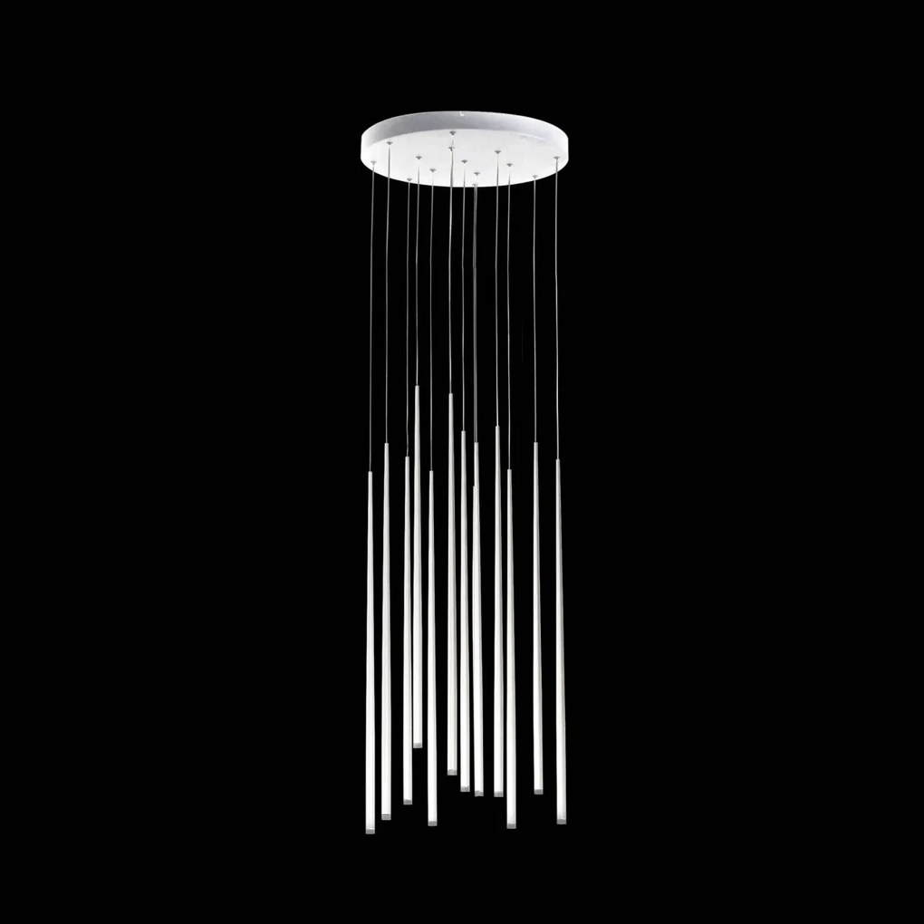 Lustra LED design modern minimalist 45cm Louise 12 white ZZ AZ3421