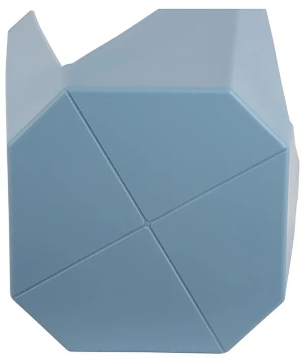 Scaun albastru din plastic Cherish – Leitmotiv