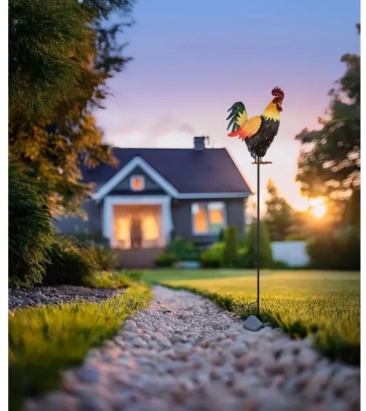 Globo 36018 - Decorațiune solară LED 0,02W/3V IP44, model cocoș