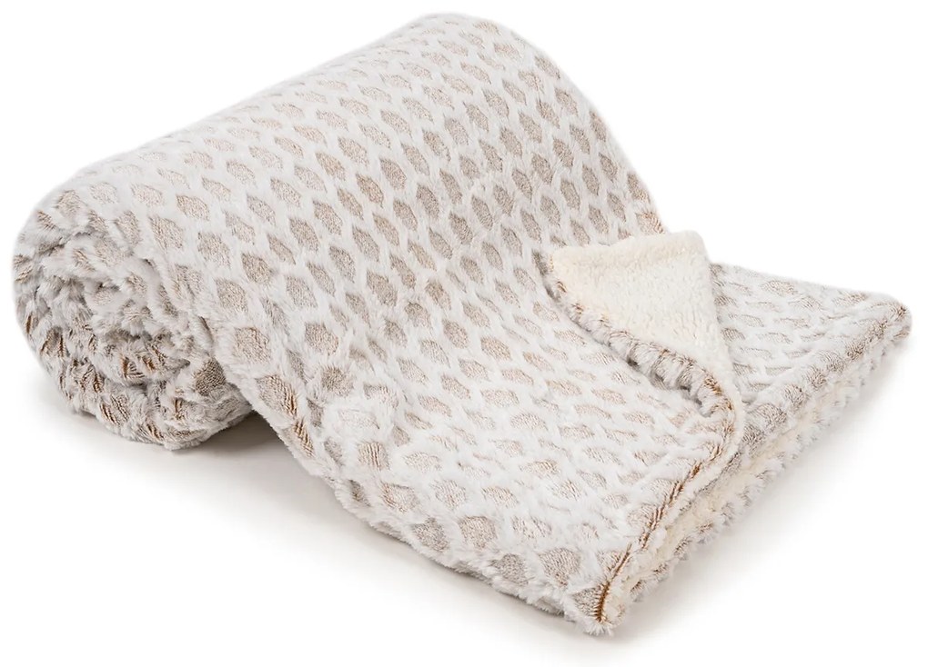 Pătură din imitație de blăniță 4Home Scales, 150 x 200 cm