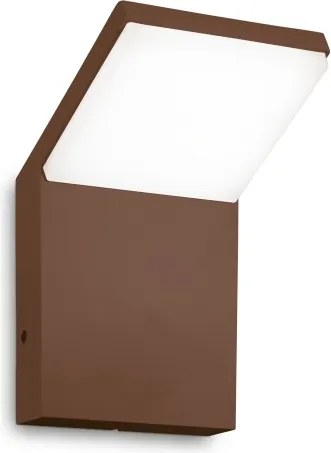 Ideal Lux - Aplica de perete pentru exterior STYLE LED/8,5W/230V 3000K CRI 90 IP54 maro