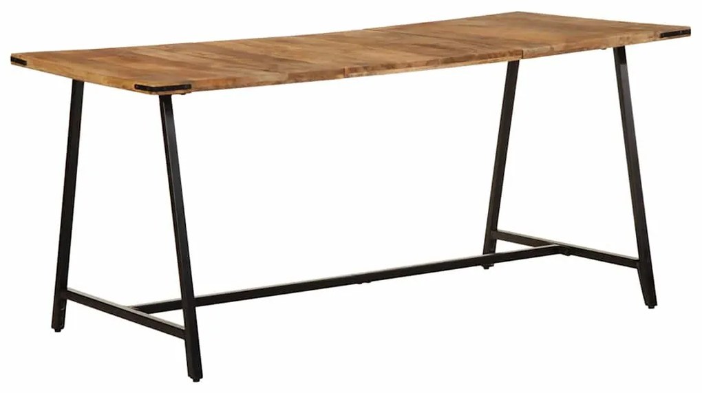 vidaXL Masă de bucătărie, 160x80x75 cm, lemn masiv de mango
