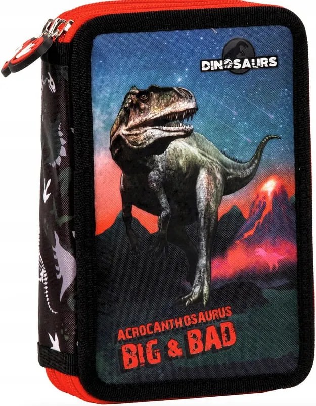 Set școală din 5 piese pentru băieți Dinozauri