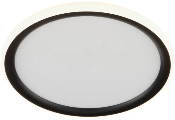 Brilliant - Plafonieră LED dimabilă CARLOZ LED/16W/230V Ø 30 cm, neagră