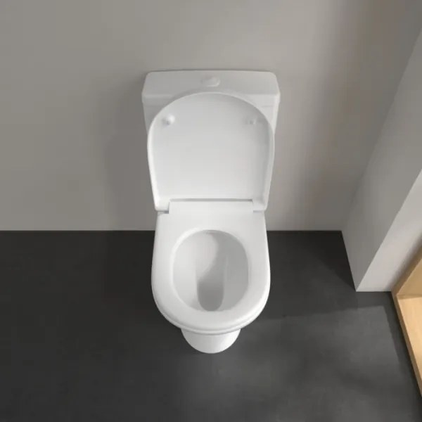 Villeroy & Boch O.NOVO - vas WC combinat din ceramică, alb, 56581001