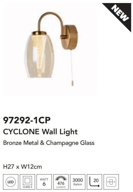 Aplica de perete design moderna Cyclone