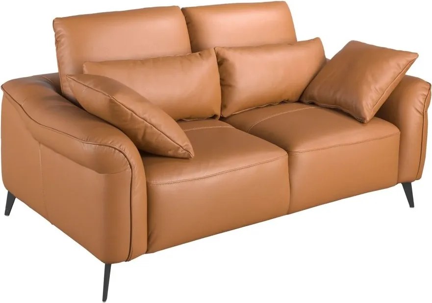Canapea design LUX 2 locuri Brown Leather