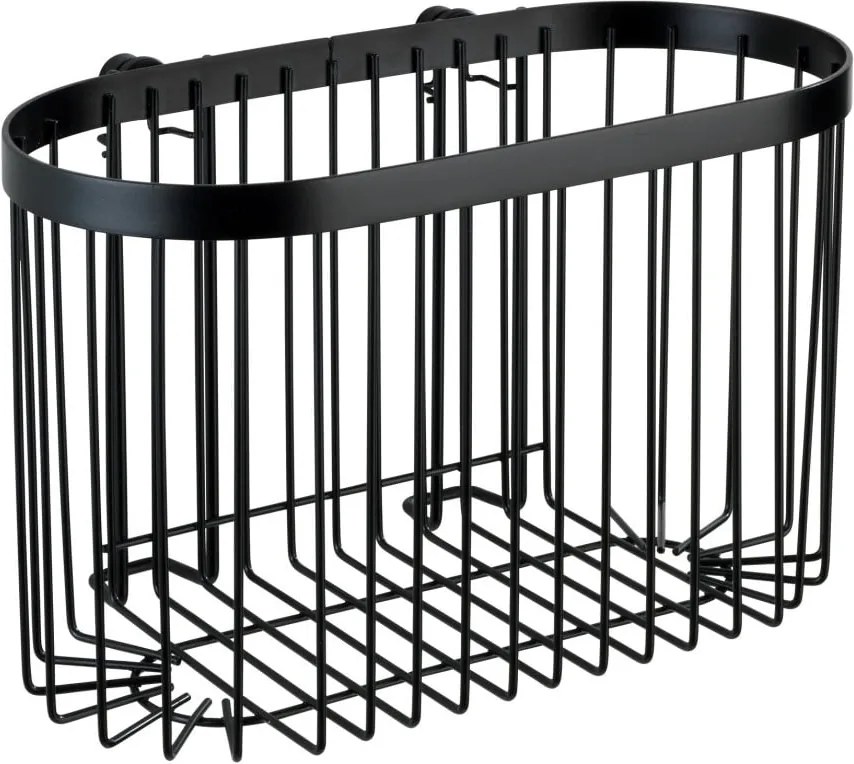 Coș de perete Wenko Classic Plus, negru