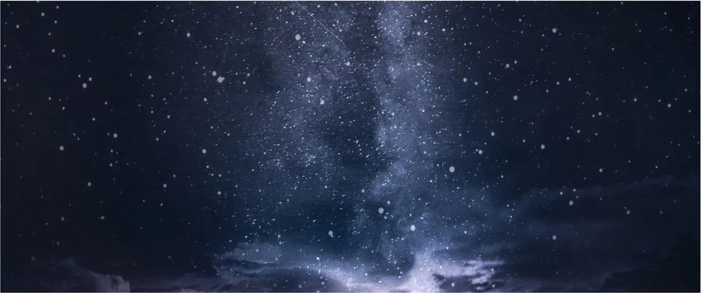 Tablou cu cerul înstelat (120x50 cm)