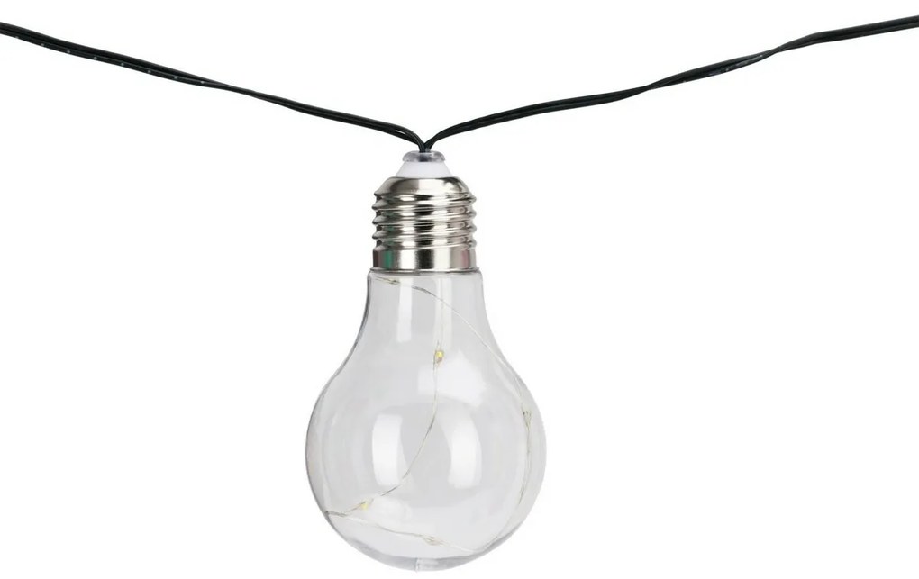 Lanț solar ProGarden becuri colorate, 2 m , 10 x 5LED