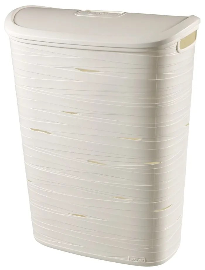 Coș de rufe alb Curver Ribbon Ribbon, 49 l
