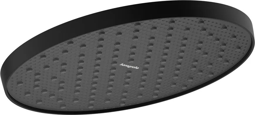 Palarie de dus rotunda Hansgrohe Activera S EcoSmart 24 cm negru mat 1 functie