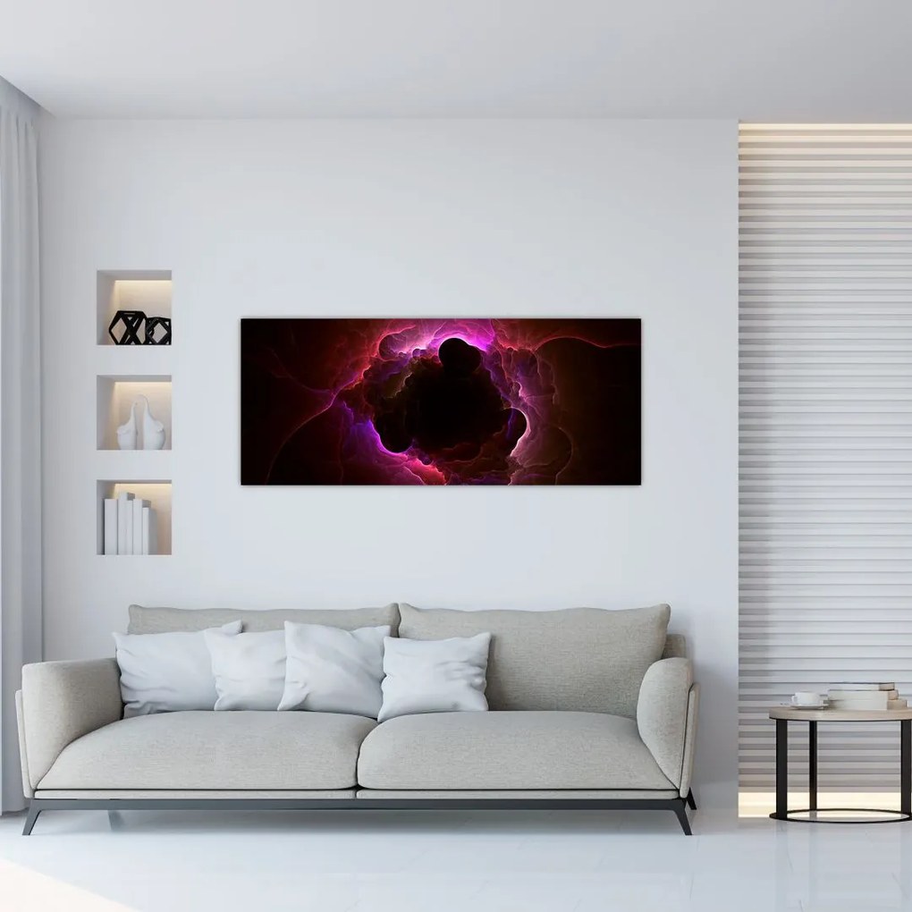 Tablou - abstracția cu nori (120x50 cm)