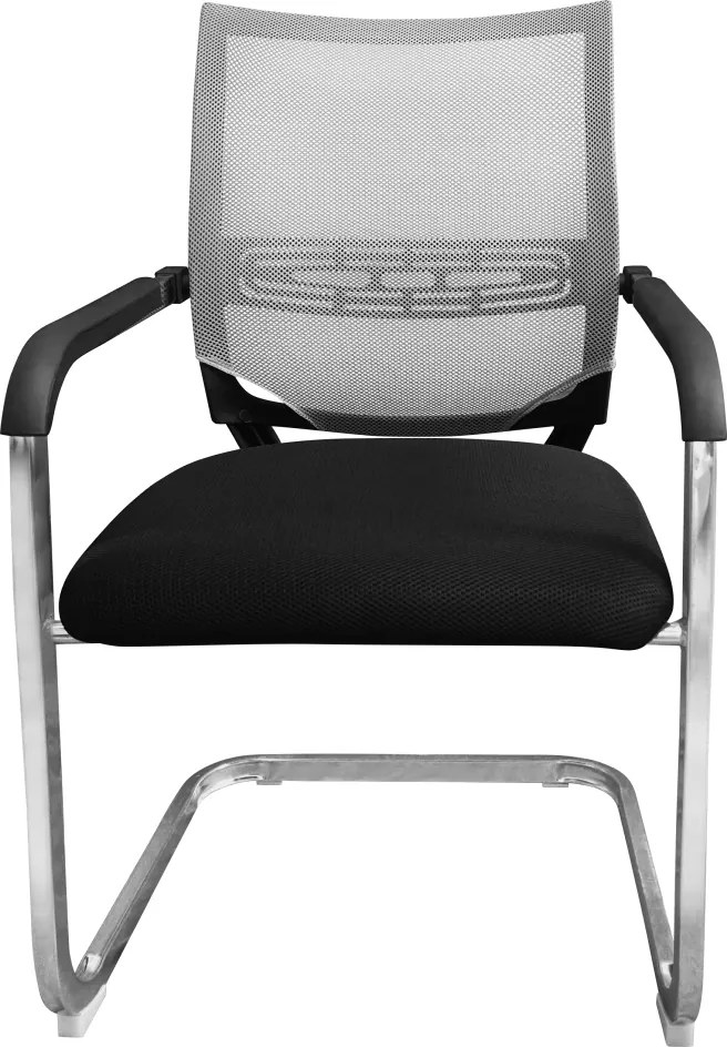 Scaun de conferinţe, negru/gri, FAJE