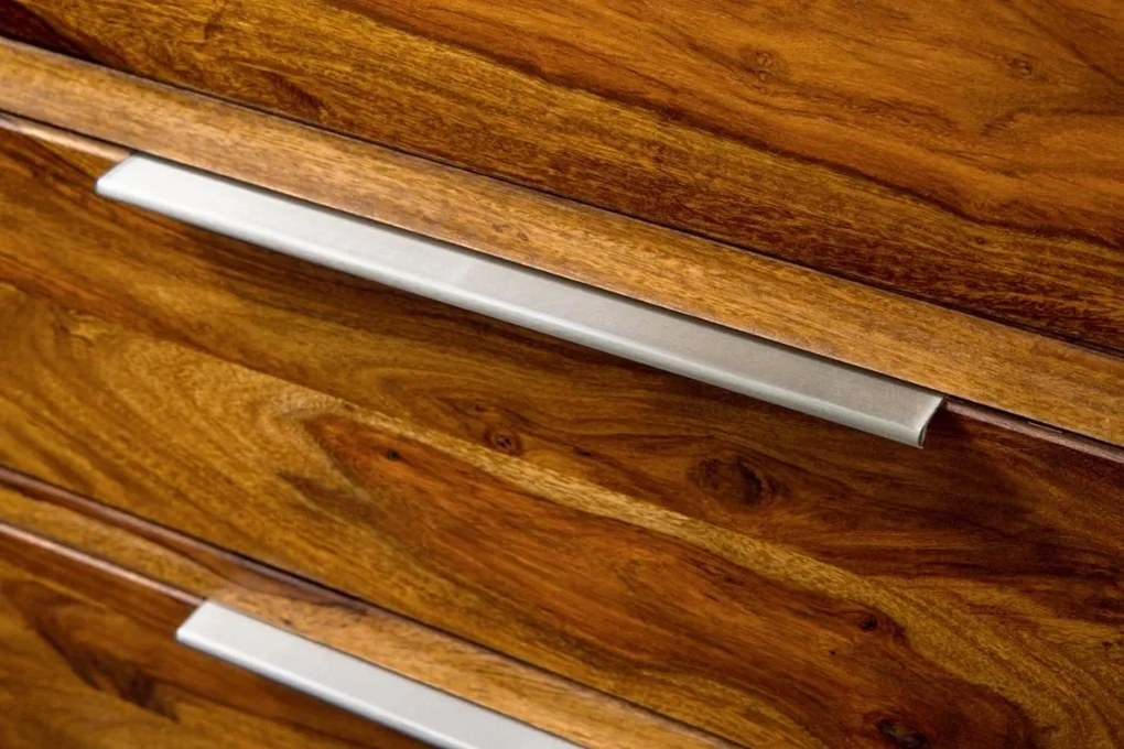 Comoda cu 4 sertare din lemn masiv PURE 100cm