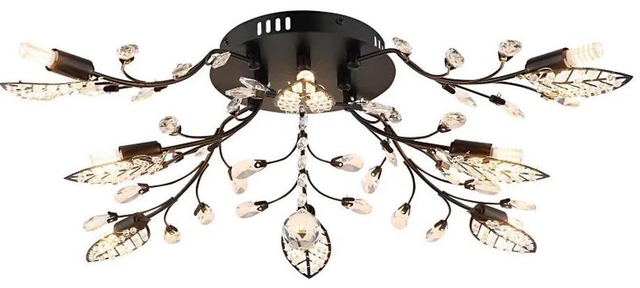 Globo 63007-8 - Plafonieră JANIS 8xG9/5W/230V, Ø 76 cm