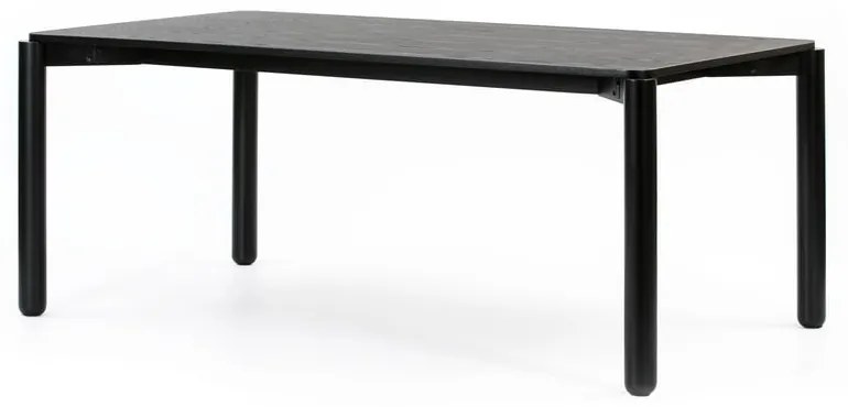 Masă dining Teulat Atlas, 180 x 100 cm, negru