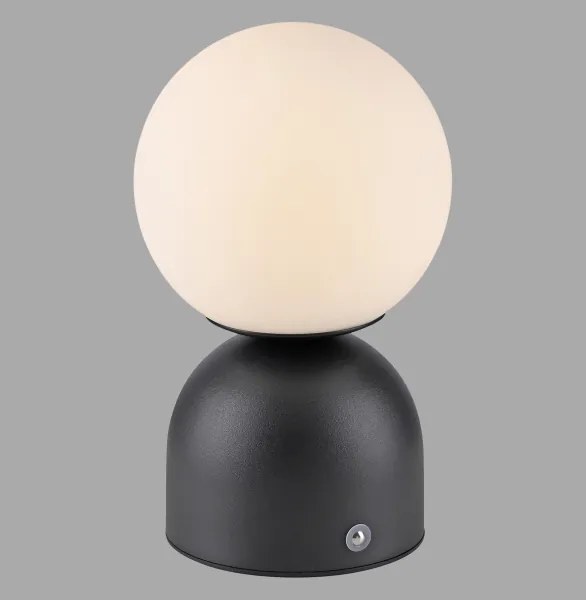 Schöner Wohnen 19218-18 - Lampă de masă LED RUDI, cu dimmer, LED/1,2W/5V, neagră