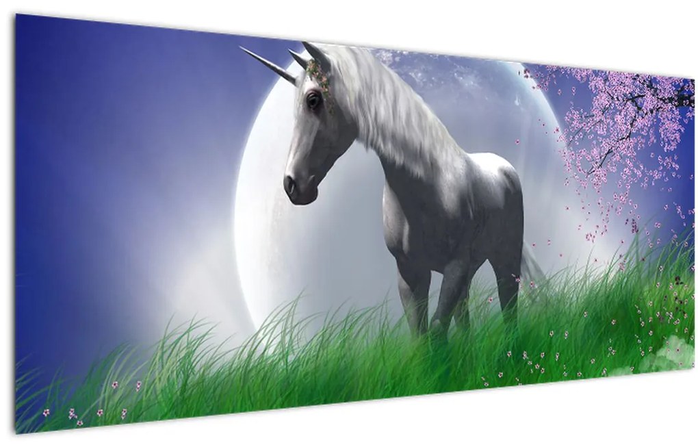 Tablou cu unicorn (120x50 cm)