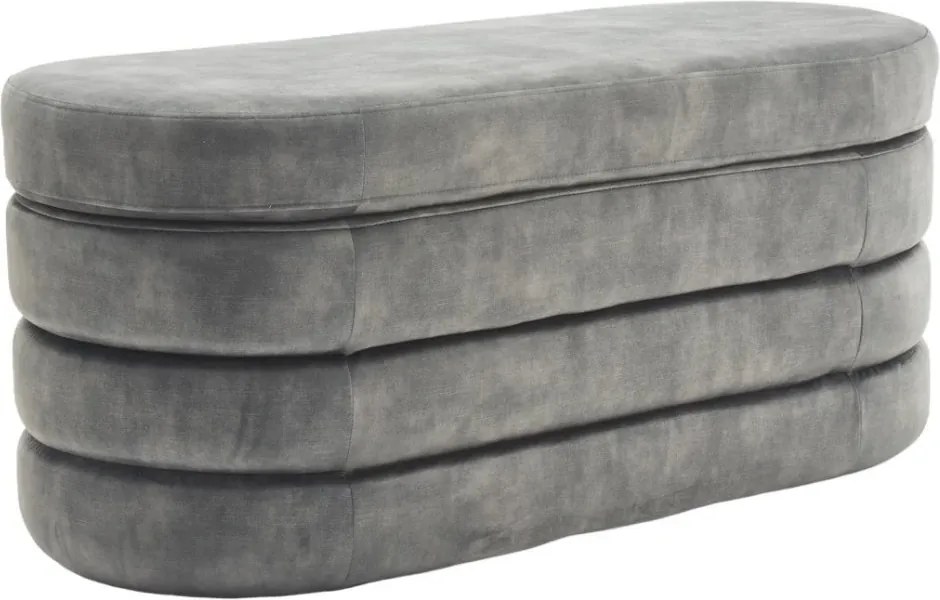 Bancheta cu spatiu de depozitare, Catifea Verde, VOQUE 115cm A-46692 VC