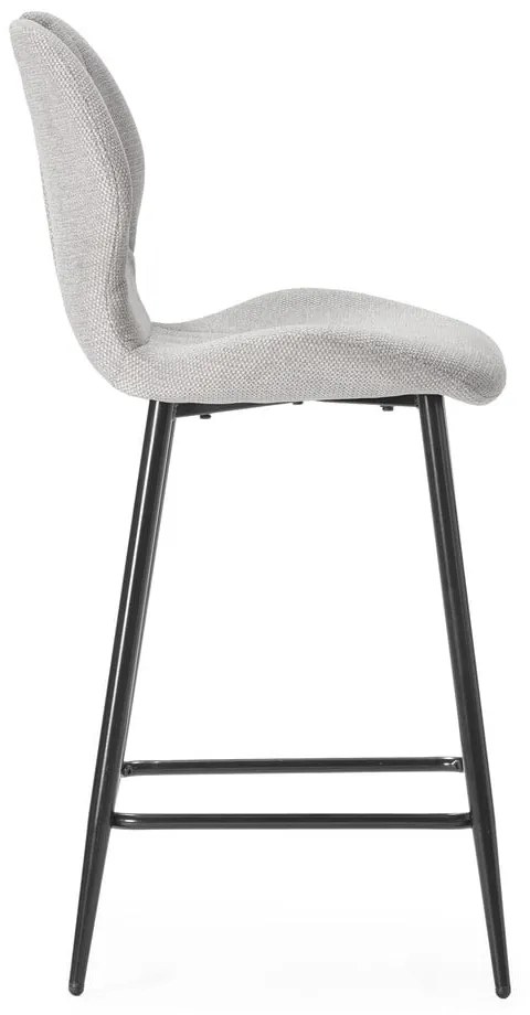 Scaune de bar bej 2 buc. tapițate (înălțime șezut 65 cm) Muli – Marckeric