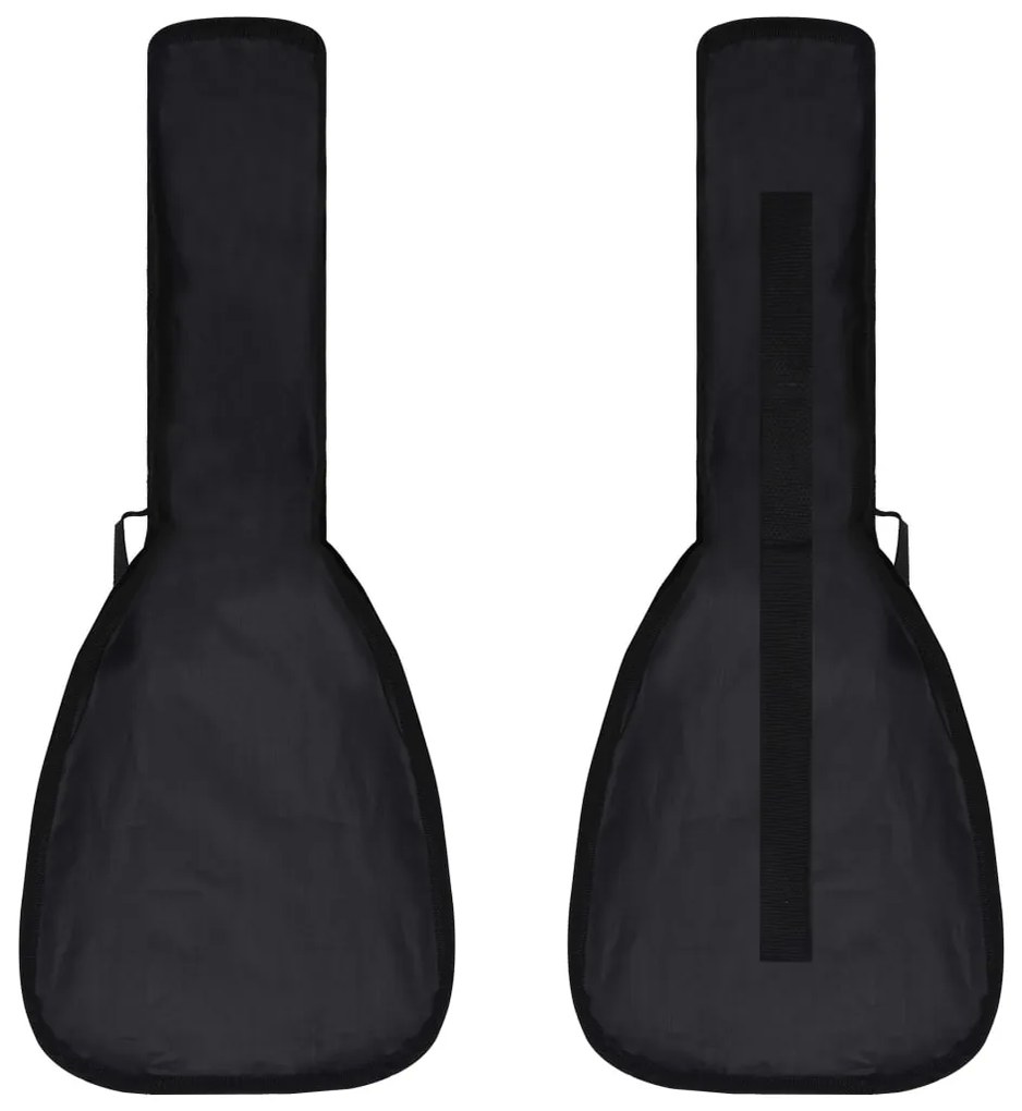 Set de ukulele soprano, pentru copii, cu husa, negru, 23   Negru, 23