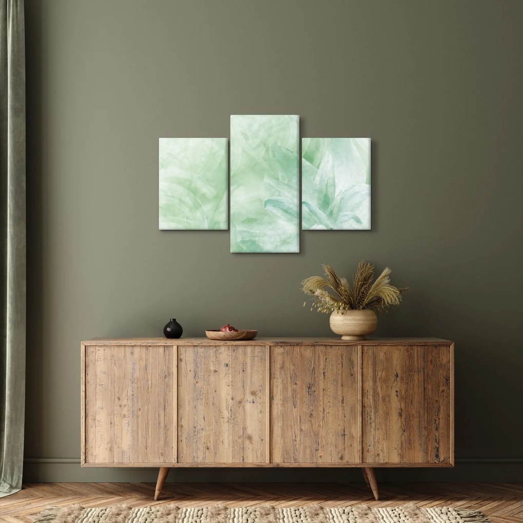 Tablou - Floare verde (90x60 cm)