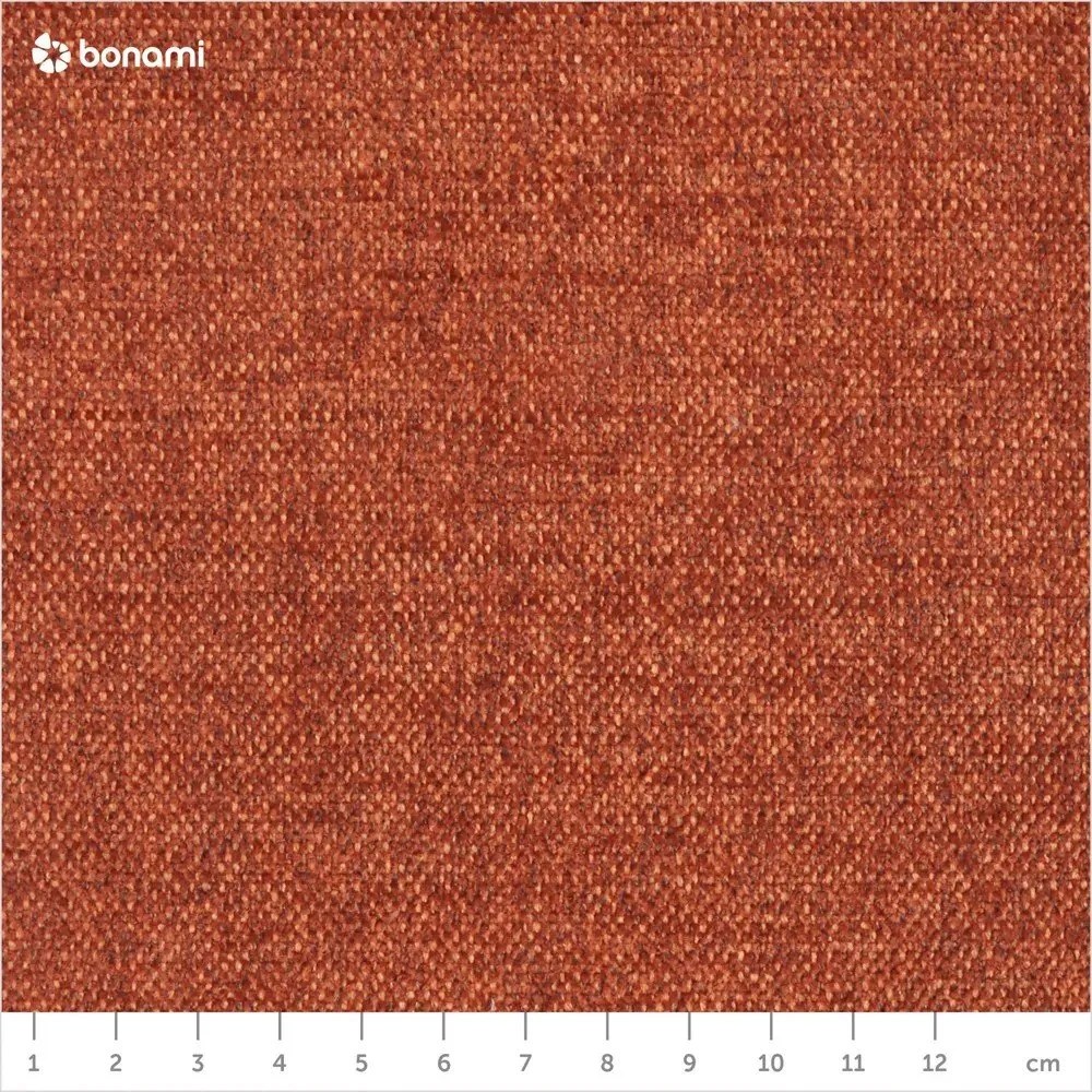 Colțar extensibil cu șezlong pe partea dreaptă Miuform Scandic Lagom L, portocaliu închis