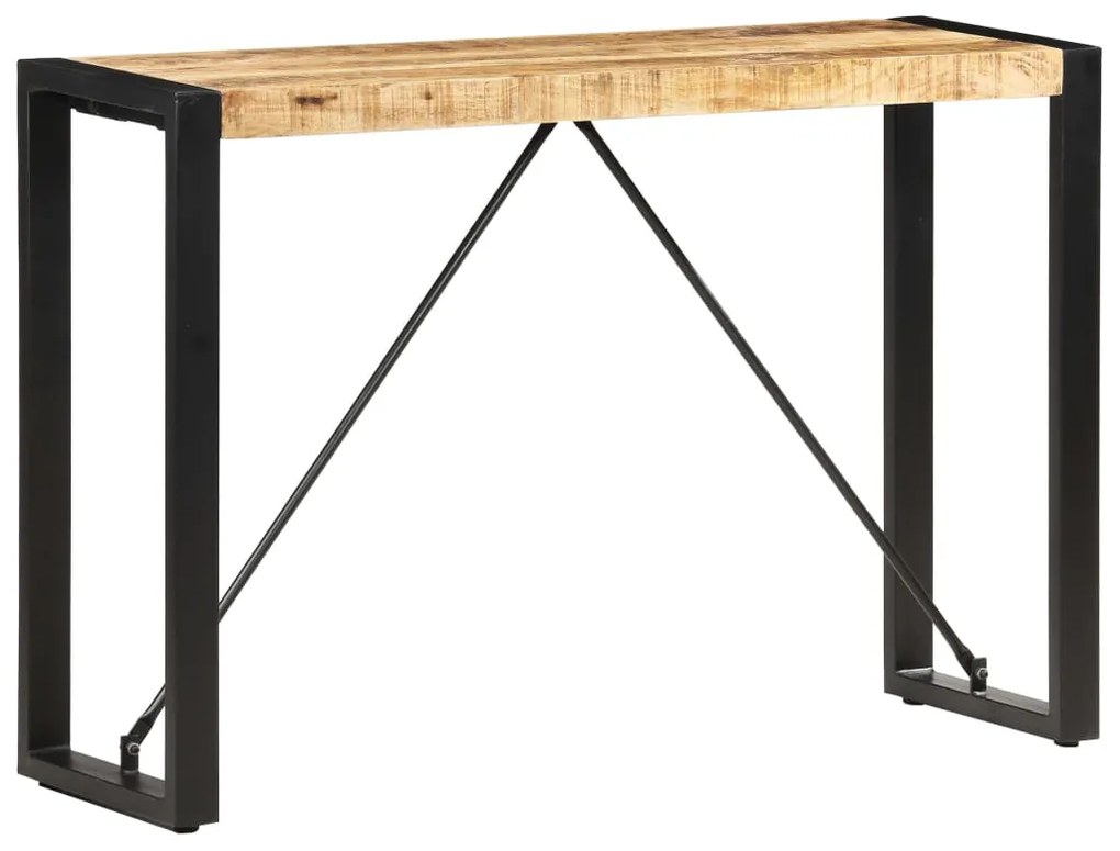 vidaXL Masă consolă, 110 x 35 x 76 cm, lemn masiv de mango