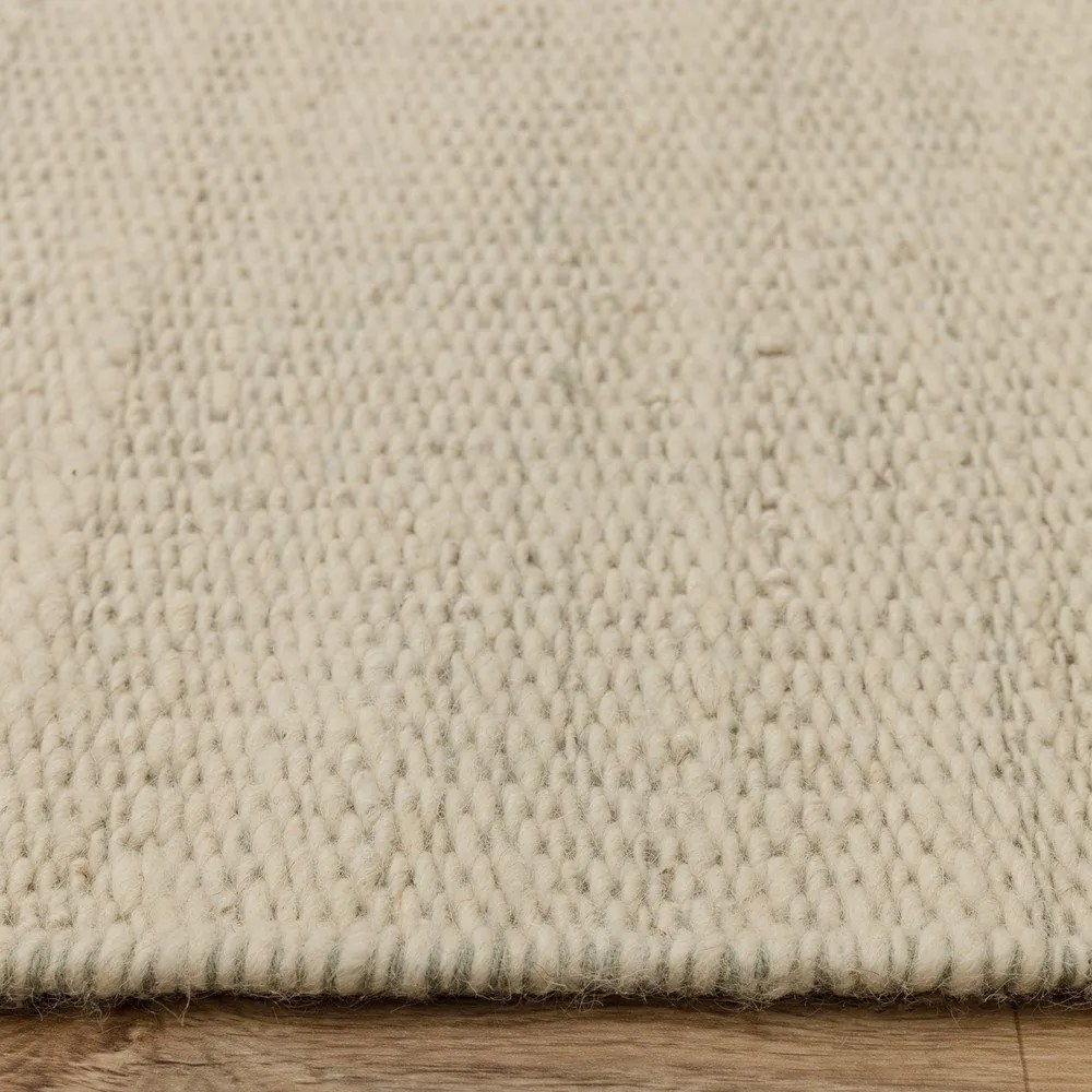 Covor crem-verde salvie țesut manual din lână 200x290 cm Lima Sage – Asiatic Carpets