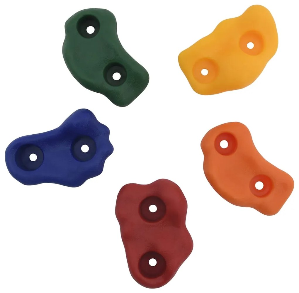 Pietre de catarat cu funie, 50 piese, multicolor 50