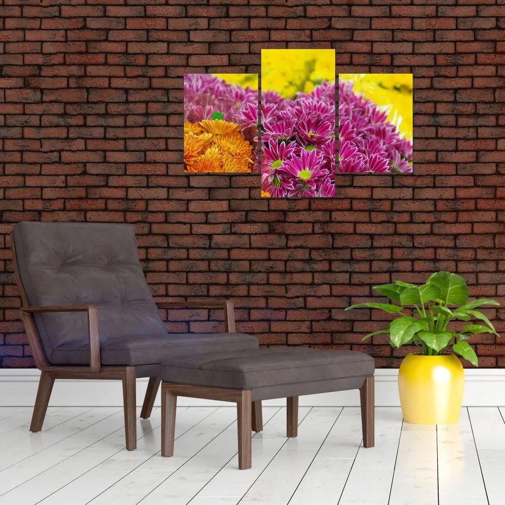 Tablou cu floarea roz (90x60 cm)