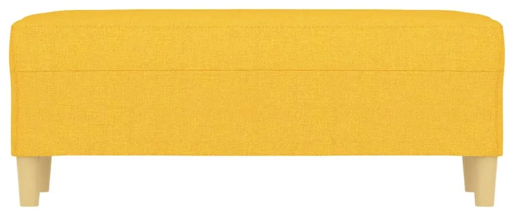 Banca, galben deschis, 100x35x41 cm, textil Galben deschis, 100 x 35 x 41 cm