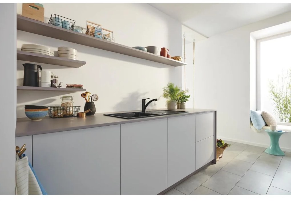 Grohe Start baterie bucatarie pe picior negru 305302432