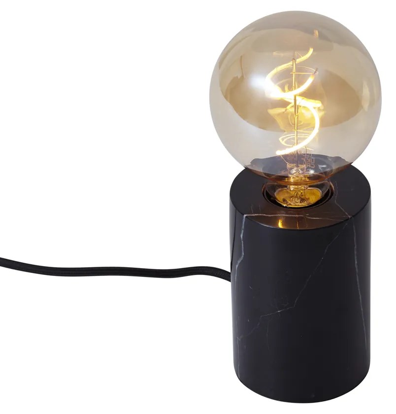 Lampă de masă modernă neagră cu marmură - Marissa