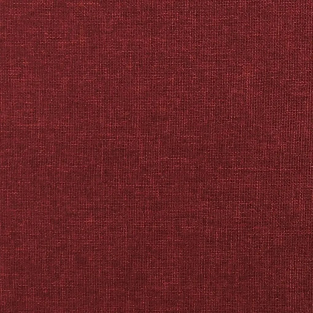 Banca, rosu vin, 100x35x41 cm, textil Bordo, 100 x 35 x 41 cm