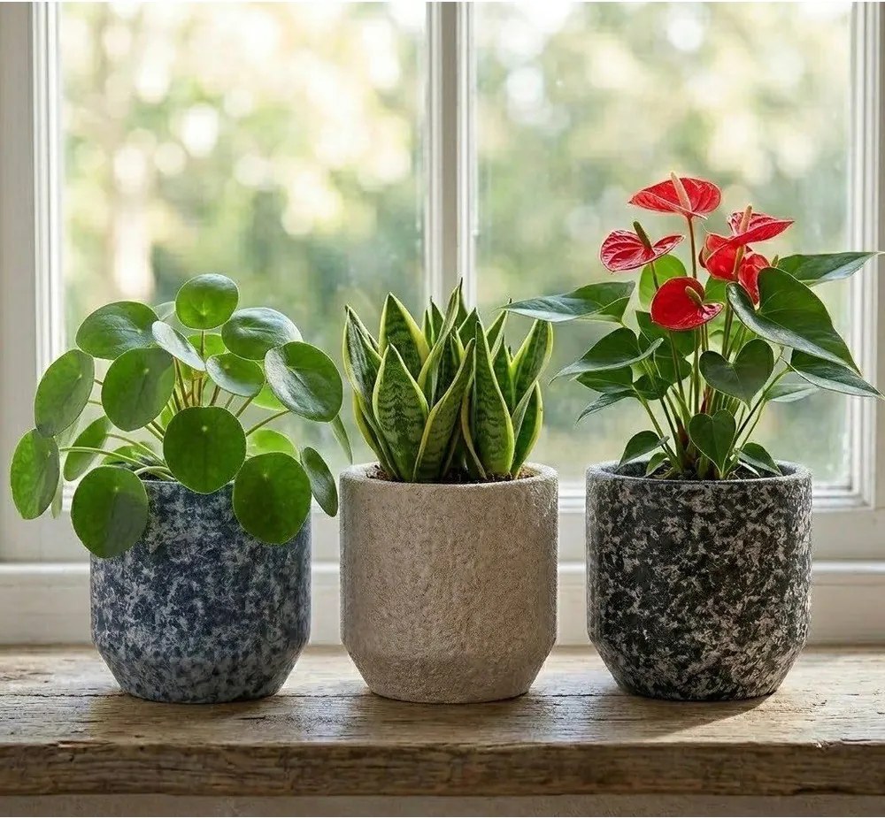 Ghiveci decorativ din ceramică handmade ø 14 cm Almada – Ego Dekor