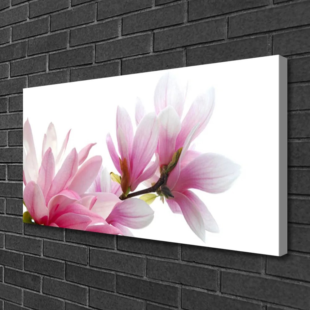 Tablou pe panza canvas Magnolia Blossoms Floral roz