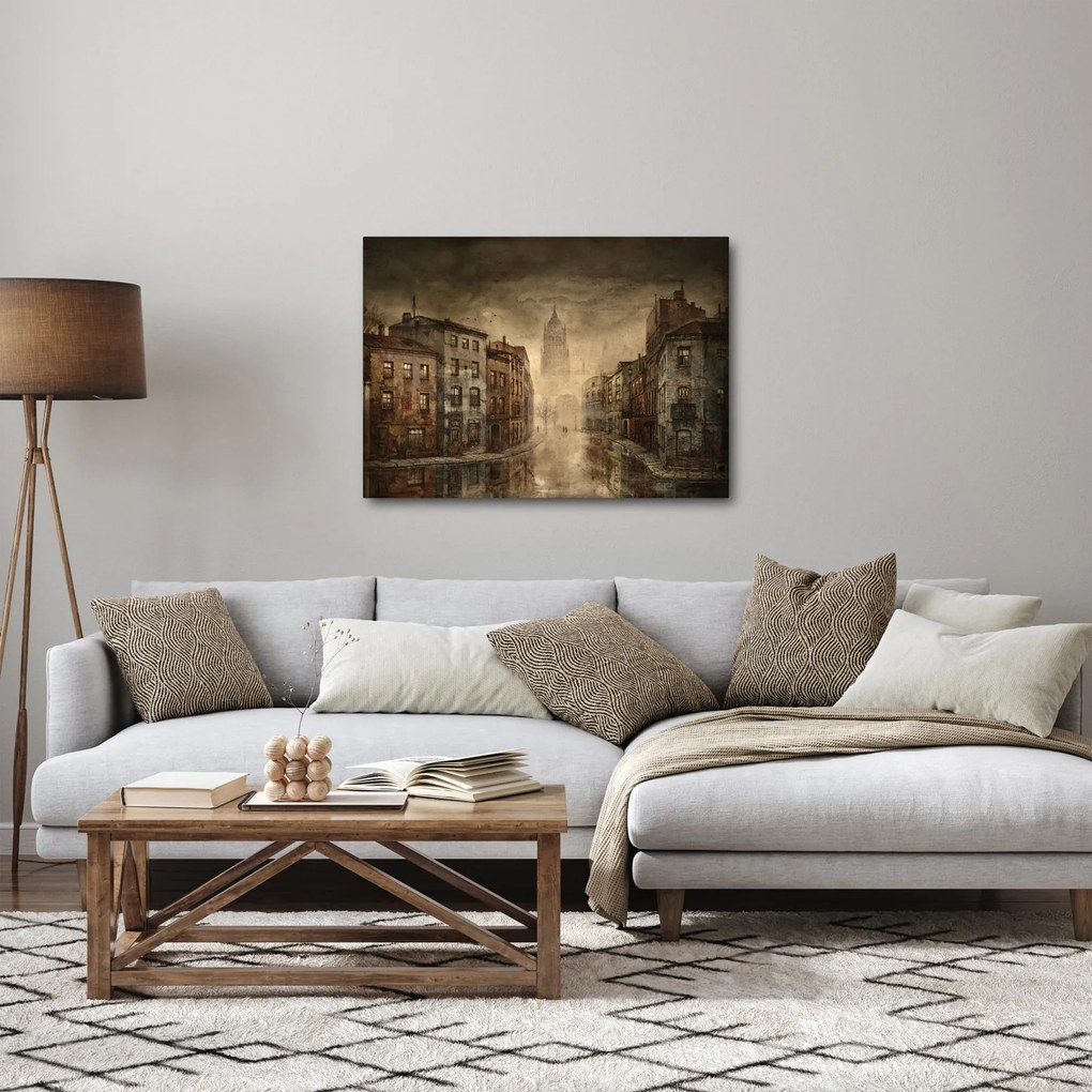 Tablou - Pictura orașului (70x50 cm)