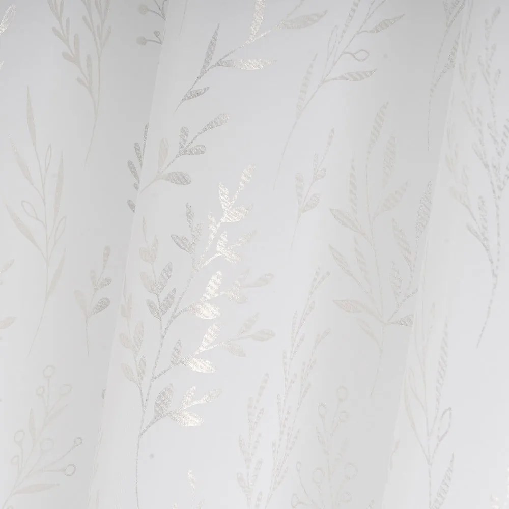 Perdea albă-argintie 140x260 cm Buds – Casa Selección