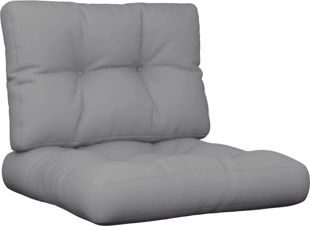 vidaXL Perne pentru paleți, 2 buc., gri, material textil