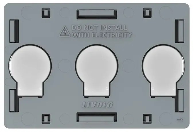 Modul Intrerupator Triplu cu Touch LIVOLO, protocol ZigBee EC – standard Italian