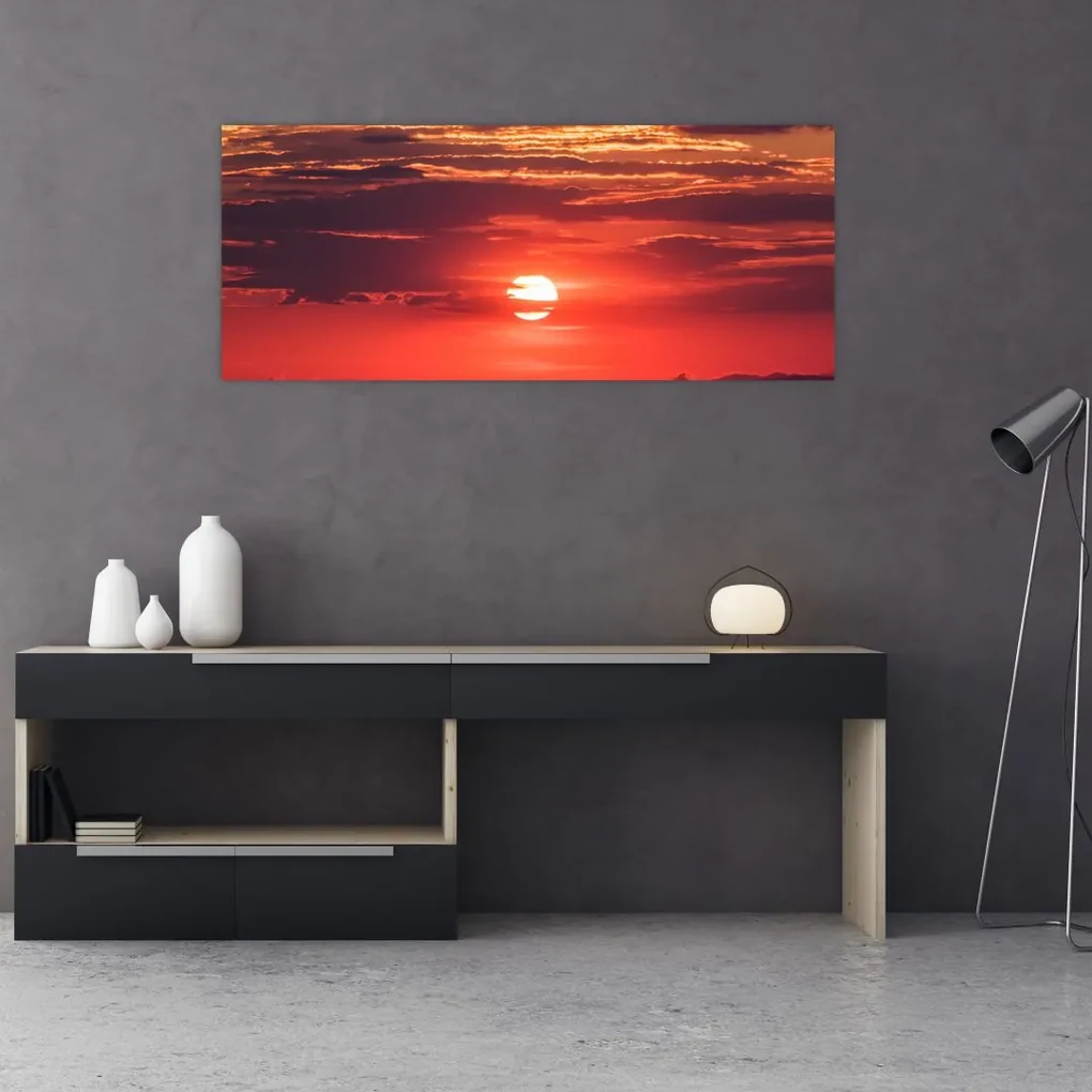 Tablou cu soarele colorat (120x50 cm), în 40 de alte dimensiuni noi