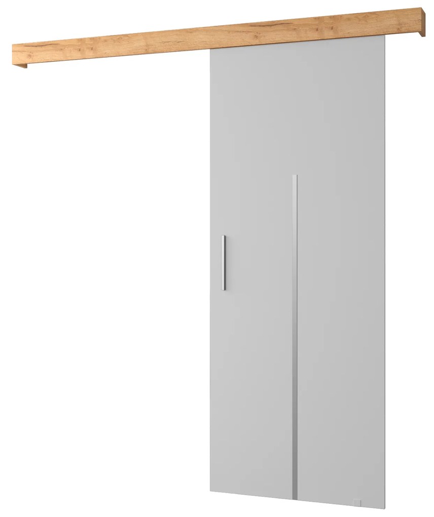 Zondo Uși culisante Sharlene X (alb mat + craft auriu + argintiu). 1043979