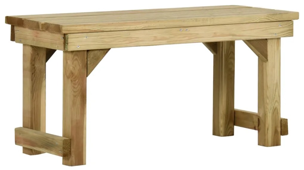 318410 vidaXL Bancă de grădină, 90 cm, lemn de pin tratat