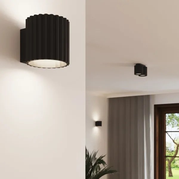 Sollux SL.1785 - Spot AURA 2xGU10/10W/230V, negru