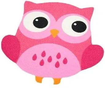 Covor pentru copii Zala Living Owls, 100 x 100 cm, roz